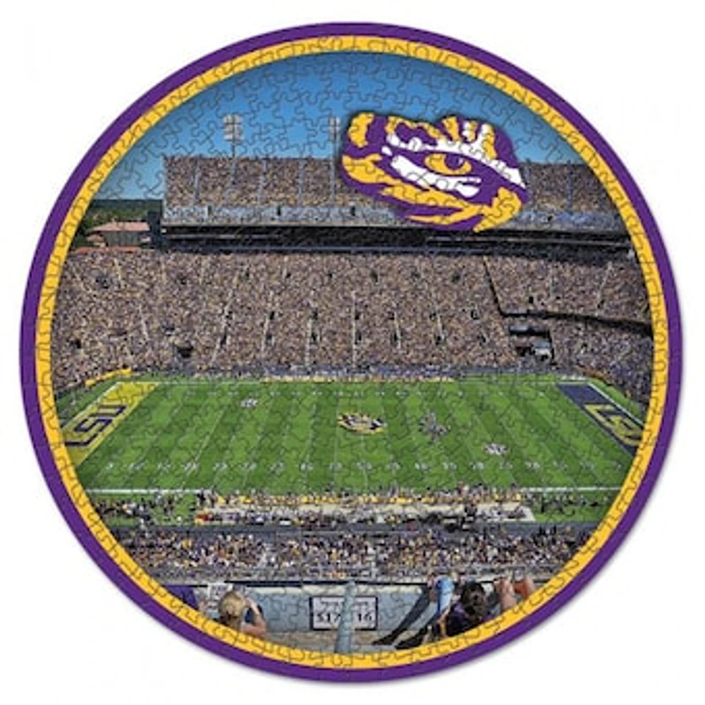 WinCraft LSU Tigers Round 500-Piece Puzzle