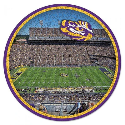 WinCraft LSU Tigers Round 500-Piece Puzzle