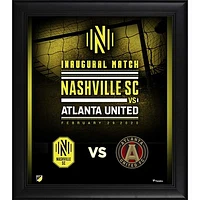 Nashville SC Framed 15" x 17" Inaugural Game Collage