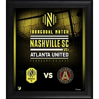 Nashville SC Framed 15" x 17" Inaugural Game Collage