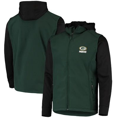 Men's Dunbrooke Green/Black Green Bay Packers Alpha Full-Zip Jacket