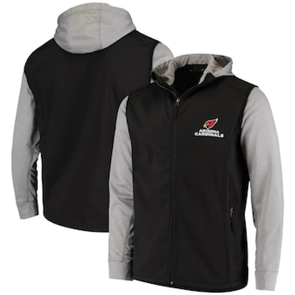 Men's Dunbrooke Black/Gray Arizona Cardinals Alpha Full-Zip Jacket