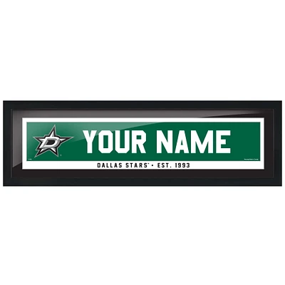 Dallas Stars 6" x 22" Team Personalized Picture Frame