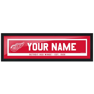 Detroit Red Wings 6" x 22" Team Personalized Picture Frame