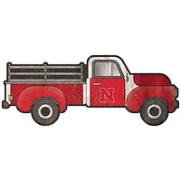 Nebraska Huskers 15" Truck Cutout Sign