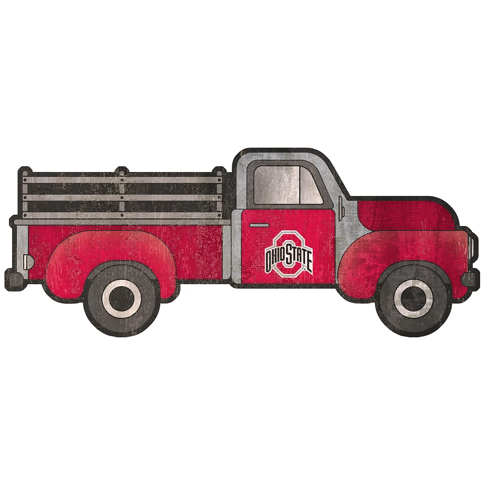 Ohio State Buckeyes 15" Truck Cutout Sign