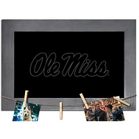 Ole Miss Rebels 11" x 19" Blank Chalkboard with Frame & Clothespins Sign