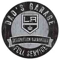 Los Angeles Kings 12" Dad's Garage Wood Sign