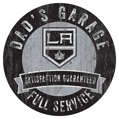 Los Angeles Kings 12" Dad's Garage Wood Sign