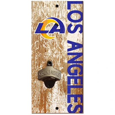 Los Angeles Rams Distressed Bottle Opener
