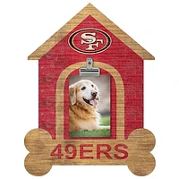 San Francisco 49ers Dog Bone House Clip Frame