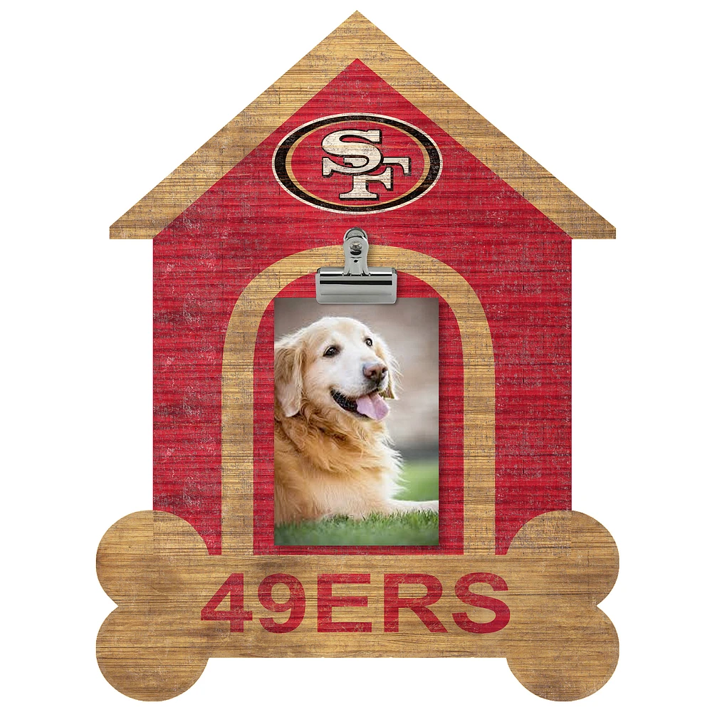 San Francisco 49ers Dog Bone House Clip Frame