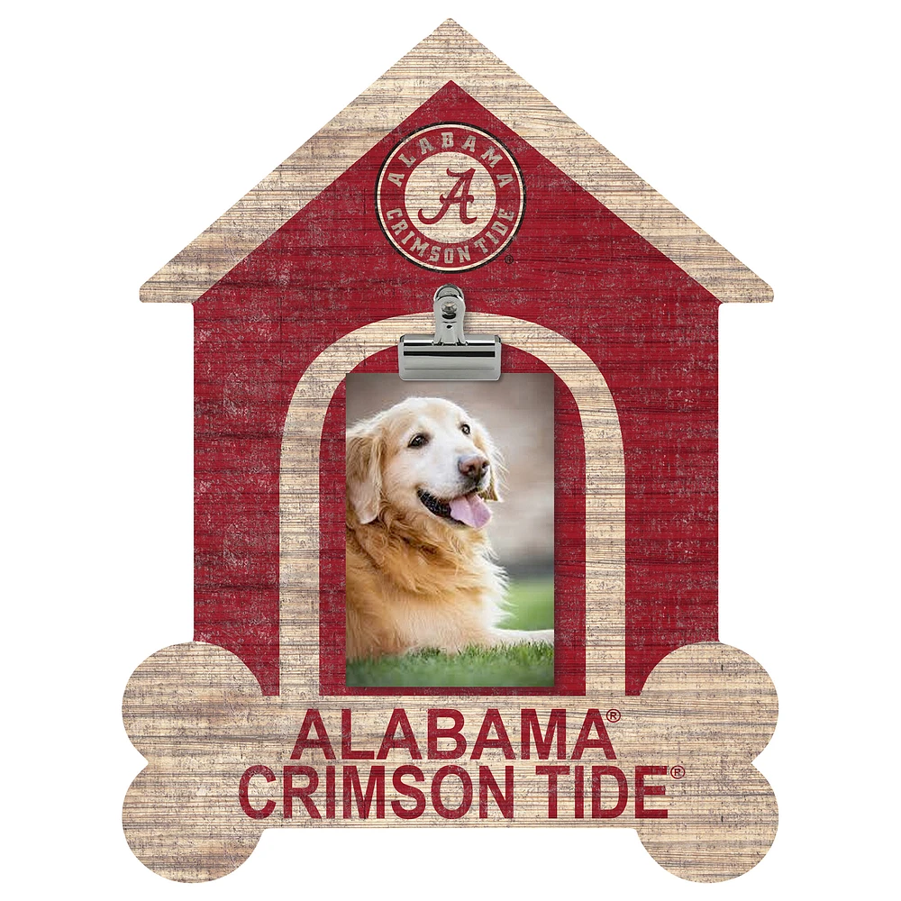 Alabama Crimson Tide Dog Bone House Clip Frame