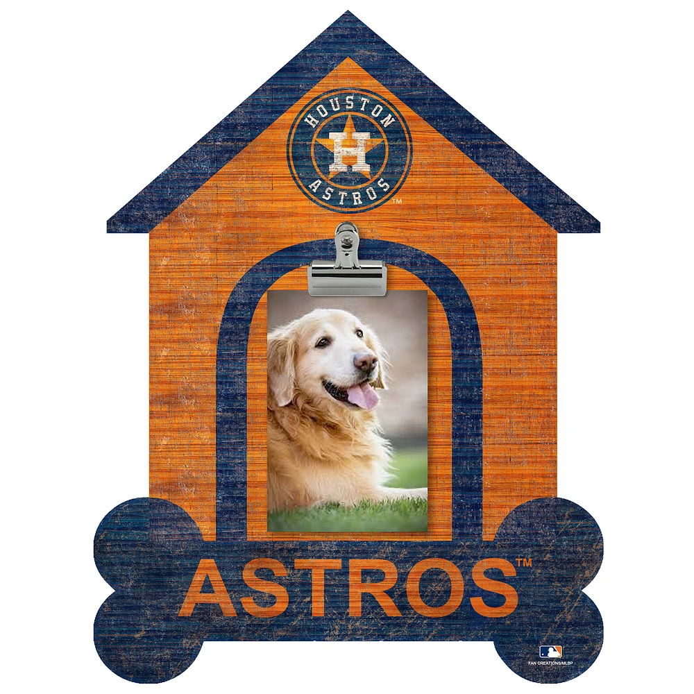 Houston Astros Dog Bone House Clip Frame