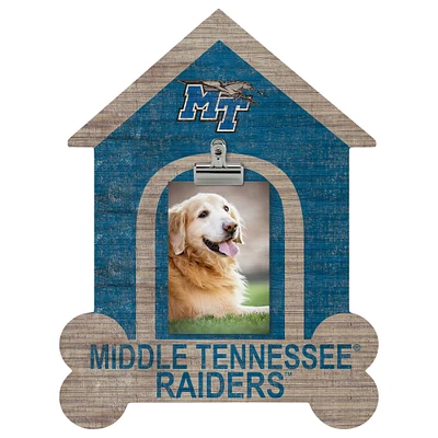 MTSU Blue Raiders Dog Bone House Clip Frame