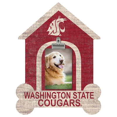 Washington State Cougars Dog Bone House Clip Frame