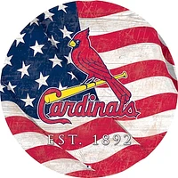 St. Louis Cardinals 12" Team Color Flag Sign