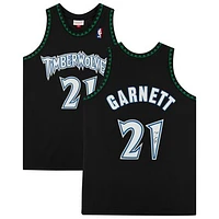 Kevin Garnett Minnesota Timberwolves Autographed Mitchell and Ness Authentic Jersey