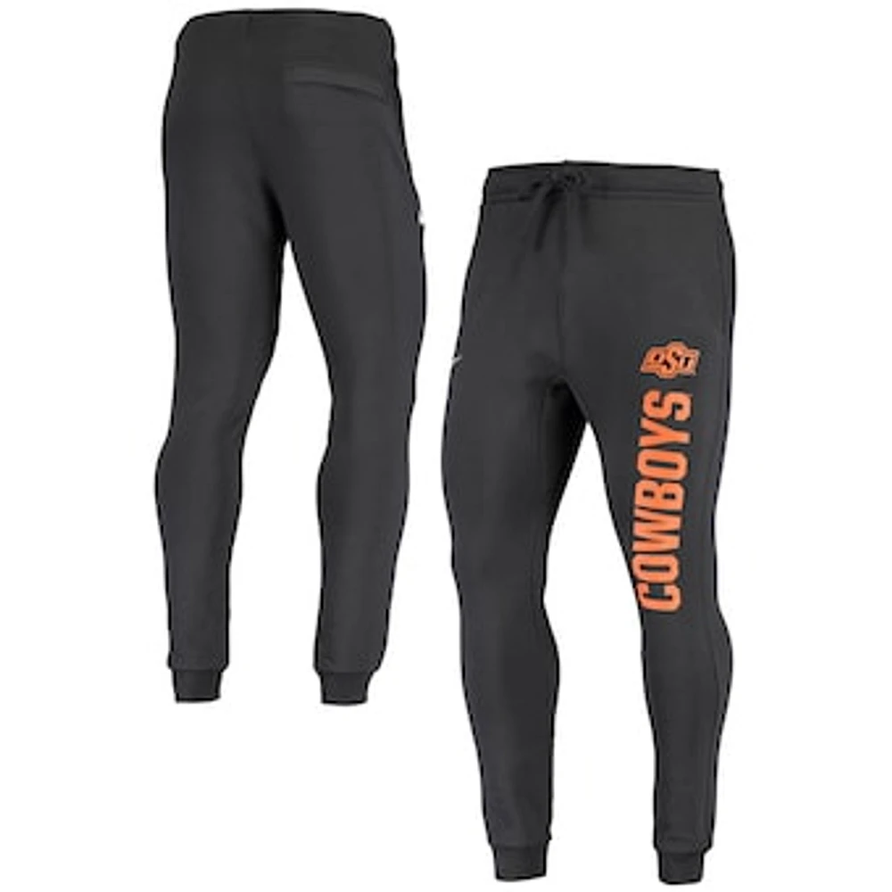 Men's Nike Anthracite Oklahoma State Cowboys Primary Logo Club Fleece Joggers