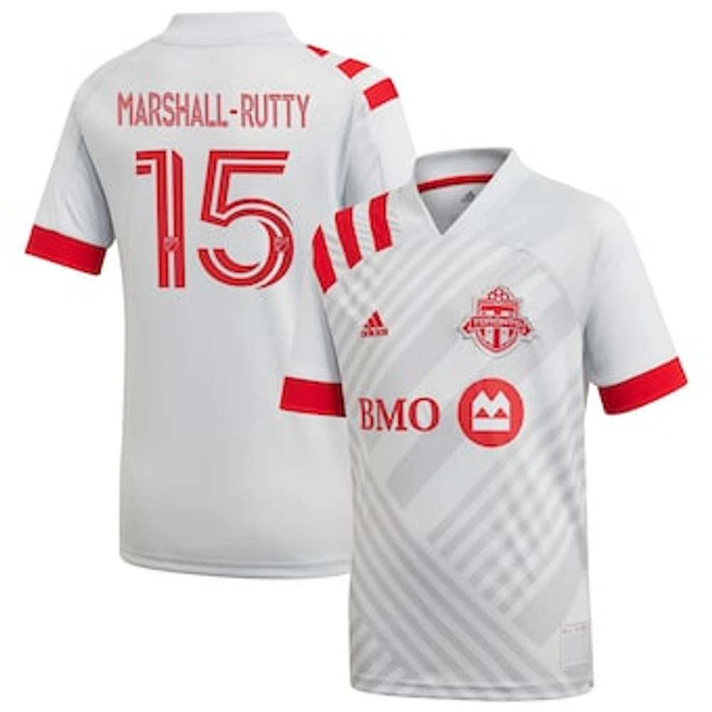 Youth adidas Jahkeele Marshall-Rutty Gray Toronto FC - 2020 TFC Unity Replica Jersey