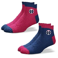 Women's For Bare Feet Washington Wizards 2-Pack Team Sleep Soft Socks