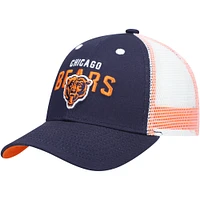 Preschool Navy/White Chicago Bears Core Lockup Mesh Back Snapback Hat