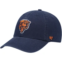 Men's '47 Navy Chicago Bears Primary Alternate Logo Clean Up Adjustable Hat