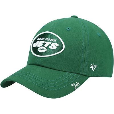 Women's '47 Green New York Jets Miata Clean Up Primary Adjustable Hat