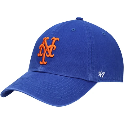 Men's '47 Royal New York Mets Heritage Clean Up Adjustable Hat