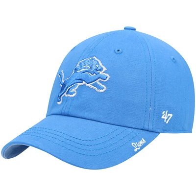 Women's '47 Blue Detroit Lions Miata Clean Up Secondary Adjustable Hat