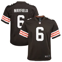 Youth Nike Baker Mayfield Brown Cleveland Browns Game Player Jersey