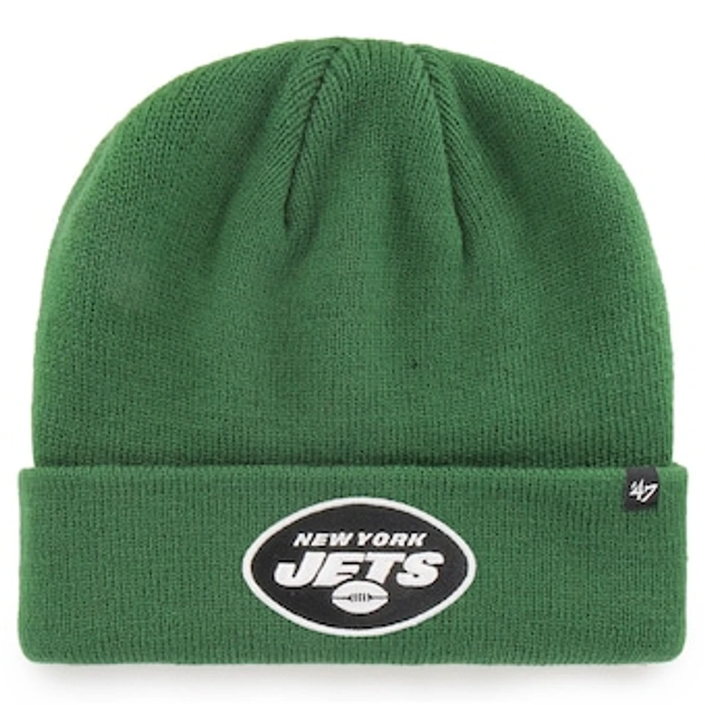 Men's '47 Green New York Jets Primary Basic Cuffed Knit Hat