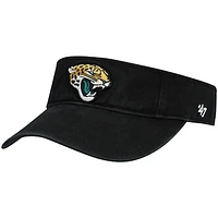 Men's '47 Black Jacksonville Jaguars Clean Up Visor