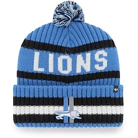 Men's '47 Blue Detroit Lions Legacy Bering Cuffed Knit Hat with Pom