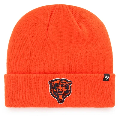 Men's '47 Orange Chicago Bears Secondary Basic Logo Cuffed Knit Hat