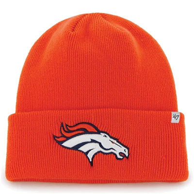 Men's '47 Orange Denver Broncos Secondary Basic Cuffed Knit Hat