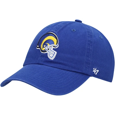 Men's '47 Royal Los Angeles Rams Clean Up Legacy Adjustable Hat