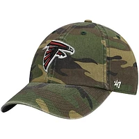 Men's '47 Camo Atlanta Falcons Woodland Clean Up Adjustable Hat