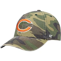 Men's '47 Camo Chicago Bears Logo Woodland Clean Up Adjustable Hat