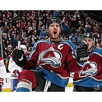 Gabriel Landeskog Colorado Avalanche Unsigned Celebration Photograph