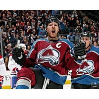 Gabriel Landeskog Colorado Avalanche Unsigned Celebration Photograph