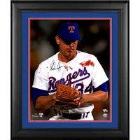 Nolan Ryan Texas Rangers Framed Autographed 16" x 20" Bloody Lip Photograph