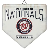 Washington Nationals 12" x 12" World Series Home Plate Metal Sign