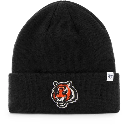 Youth '47 Black Cincinnati Bengals Basic Cuffed Knit Hat