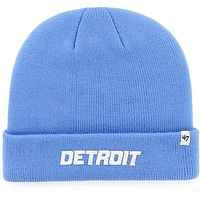 Youth '47 Blue Detroit Lions Basic Cuffed Knit Hat