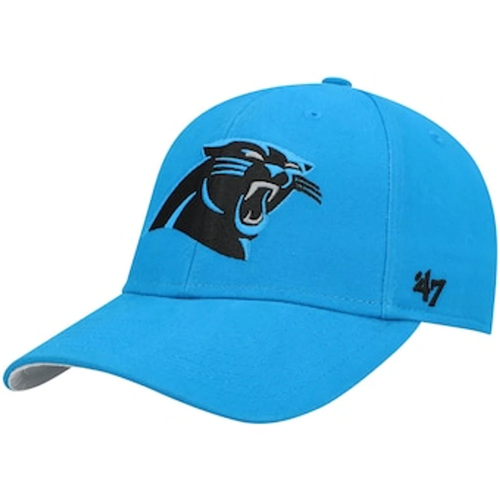 Youth '47 Blue Carolina Panthers Basic MVP Adjustable Hat