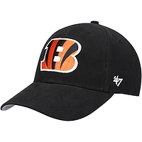 Youth '47 Black Cincinnati Bengals Basic MVP Adjustable Hat