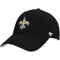 Youth '47 Black New Orleans Saints Basic MVP Adjustable Hat