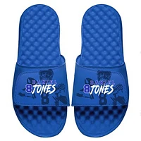 Youth ISlide Daniel Jones Royal NFLPA Tonal Pop Slide Sandals