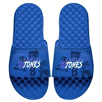 Youth ISlide Daniel Jones Royal NFLPA Tonal Pop Slide Sandals